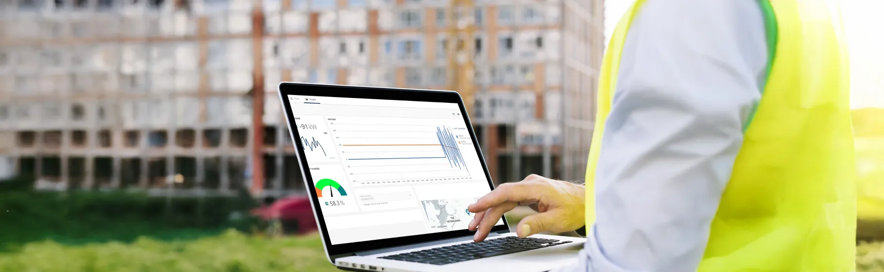 Our platform for
controlling and monitoring
our energy solutions